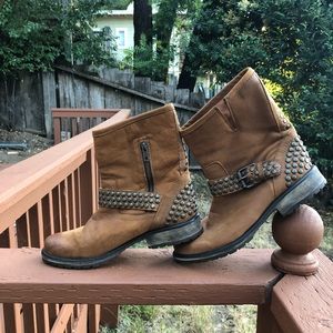 Steve Madden Dst Leather Fraankie Boots sz10.